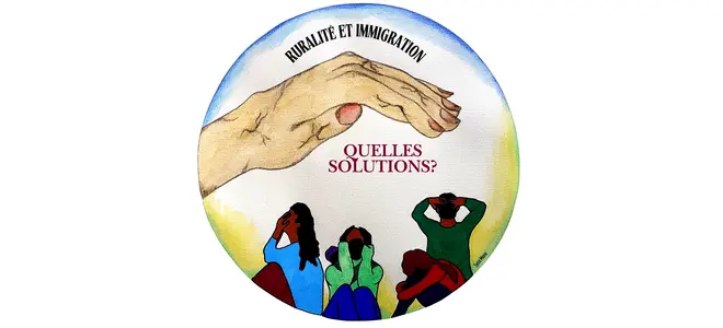 Illustration de l'article sur l'accueil des personnes immigrées à Argentat – "RURALITÉ ET IMMIGRATION : QUELLES SOLUTIONS ?" Titre évocateur sur la question de l'accueil en milieu rural.