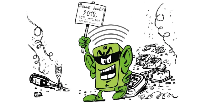 Dessin de Jean-Luc Lemoigne représentant Linky Fada