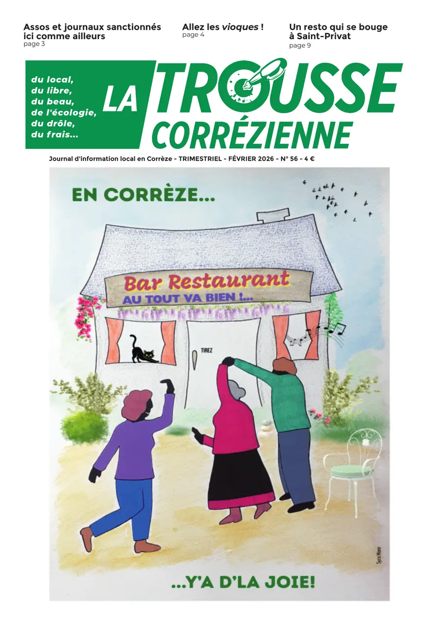 Couverture de La Trousse Corrézienne n°56, hiver 2024