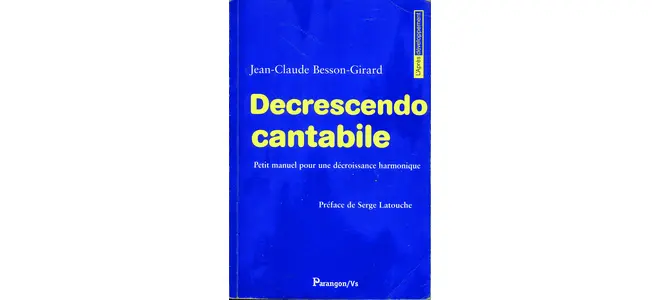 Couverture du livre « Descrescendo cantabile » de Jean-Claude Besson-Girard