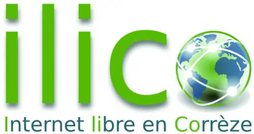 Logo d’Ilico, fournisseur d’accès internet libre en Corrèze