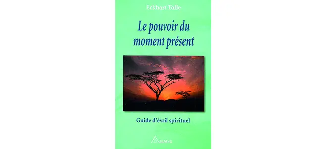 Couverture du « Pouvoir du moment présent » d’Eckhart Tolle