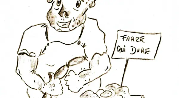 Dessin pour les marchés de pays : « Chère Jojo »