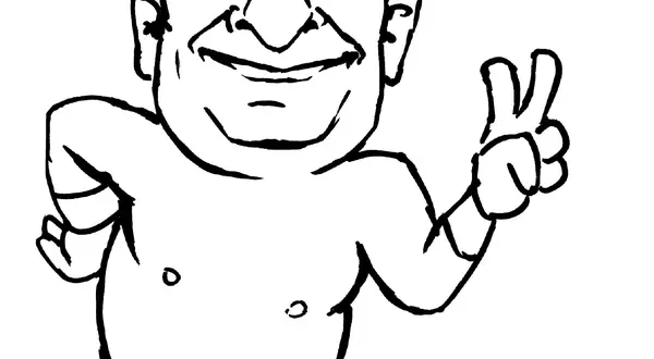 Pascal Coste dans le dessin de Krep : « J’ai dit 2 vœux ! »