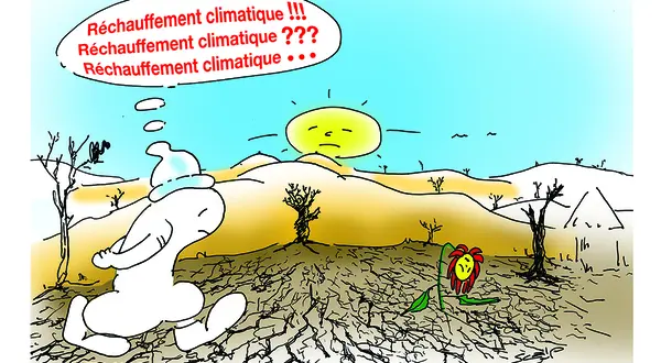 « Et pendant ce temps, le réchauffement climatique… » : le dessin
