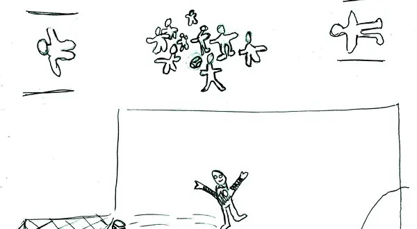 « Maman, je veux faire du foot ! » : les dessins de l’article