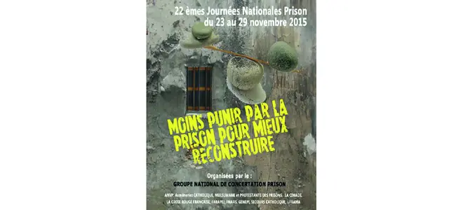 L’affiche des Journées nationales des prisons 2015