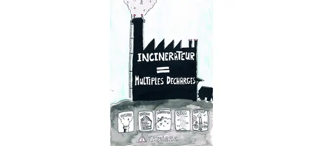 Super Incinérateur, le dessin de l’usine