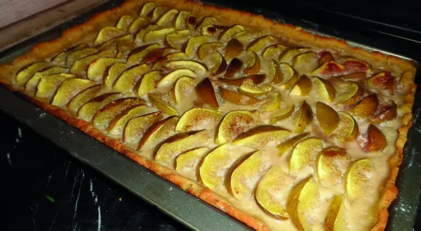La tarte aux pommes à la pâte sans gluten