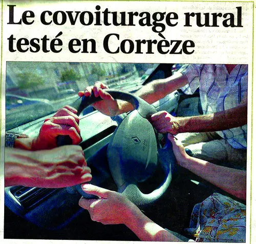 « Le covoiturage rural testé en Corrèze » : la coupure
