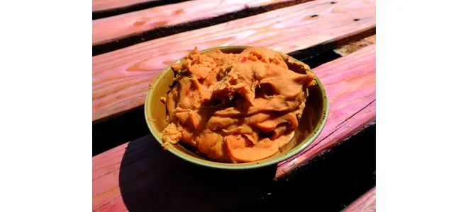 Le pâté de lentilles corail aux tomates séchées
