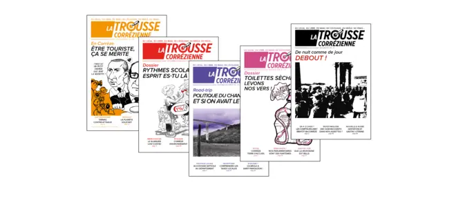 Les couvertures des numéros de La Trousse corrézienne