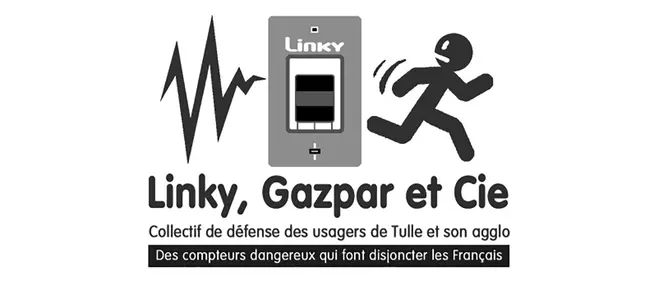 Le logo du collectif Linky, Gazpar et cie