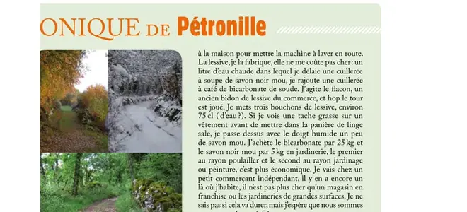 La chronique de Pétronille