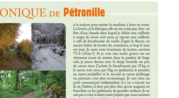 La chronique de Pétronille