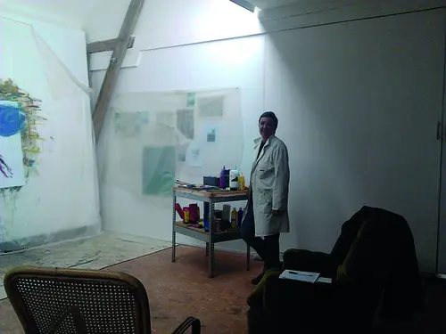 Une séance de peinture intuitive