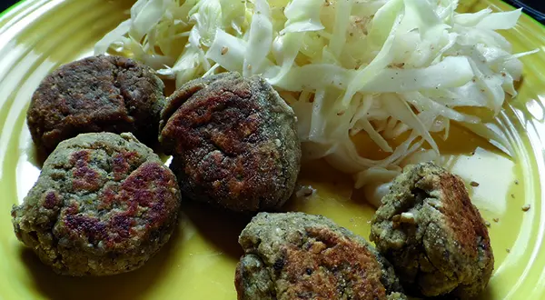 Les boulettes de lentilles vertes de Paulette