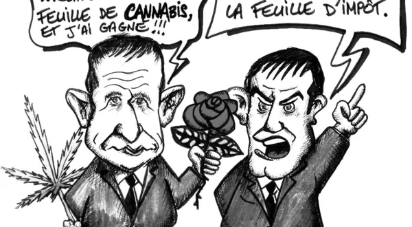« Dépénalisation du cannabis ? Ben voyons ! », le dessin
