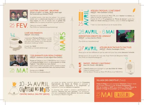 Le programme du Village des Droits