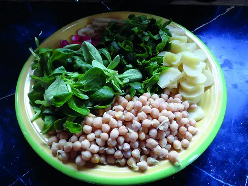 Les pois chiches germés de Paulette