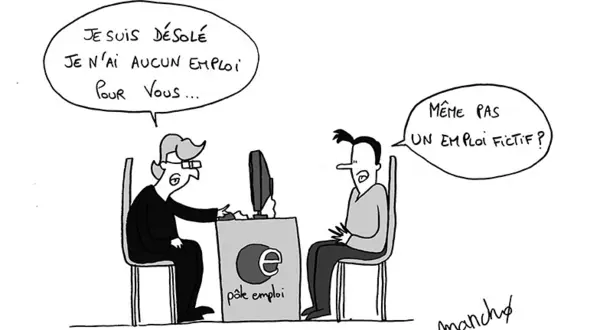 Pôle emploi fait le taff : l’illustration