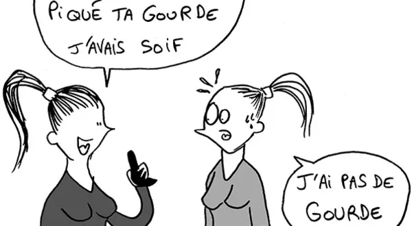 « Au fait, je t’ai piqué ta gourde… » : l’illustration