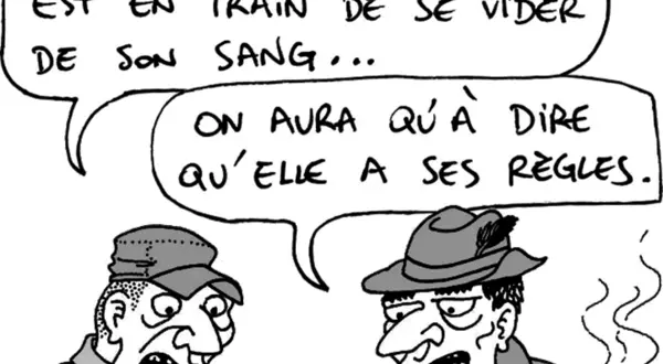 La chasse et les femmes : le dessin