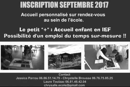 L’école Chrysalis, la pédagogie