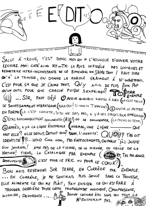 Le dessin de l’édito de KT