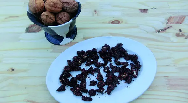 Les noix au chocolat sans lait de Paulette