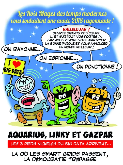Les Pieds nickelés et Linky : les vœux 2018