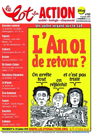 Le Lot en Action, une du n°65