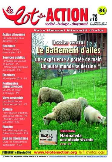 Le Lot en Action, une du n°78