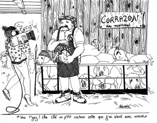 Le cochon, version toshop