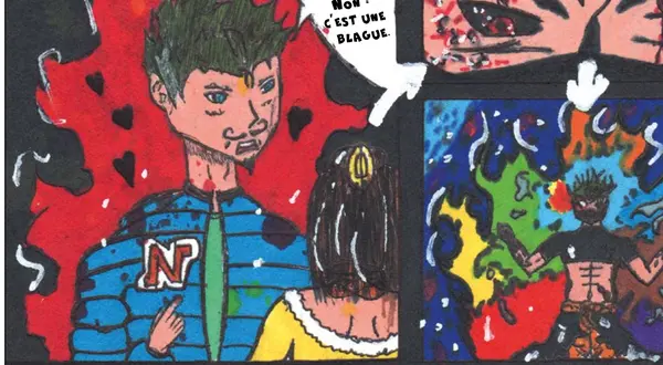 La bédé des bleu(e)s du n°19, par Luann