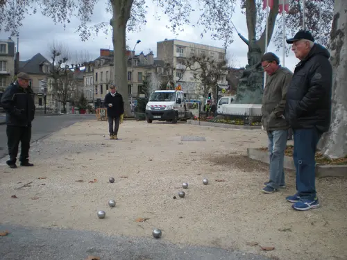 La pétanque, espace public