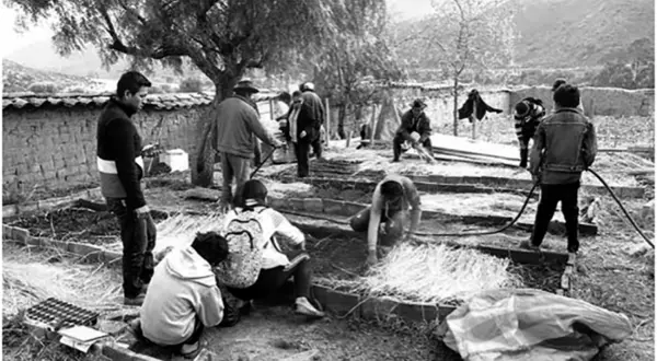 Treignac avec les paysans quechua