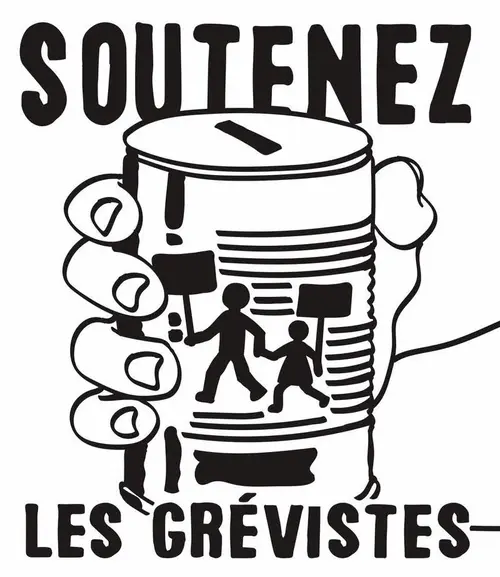Soutenons les caisses de grève !