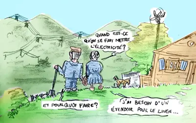 Le poste source de Laval-de-Cère