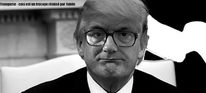 Photomontage de Pacal Coste en Donald Trump